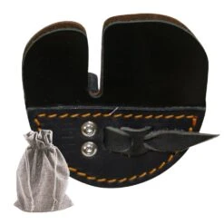 VLBB Split Finger Calf Skin Tab With ABS Spacer